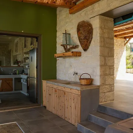 ヴィラ Oliva Emerald Eco - Secluded Off-grid Vineyard Kato Vathia